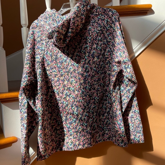 Gola X Anthropologie NWT generous S/M Hoodie Sweatshirt Floral Design, pockets - Picture 4 of 15